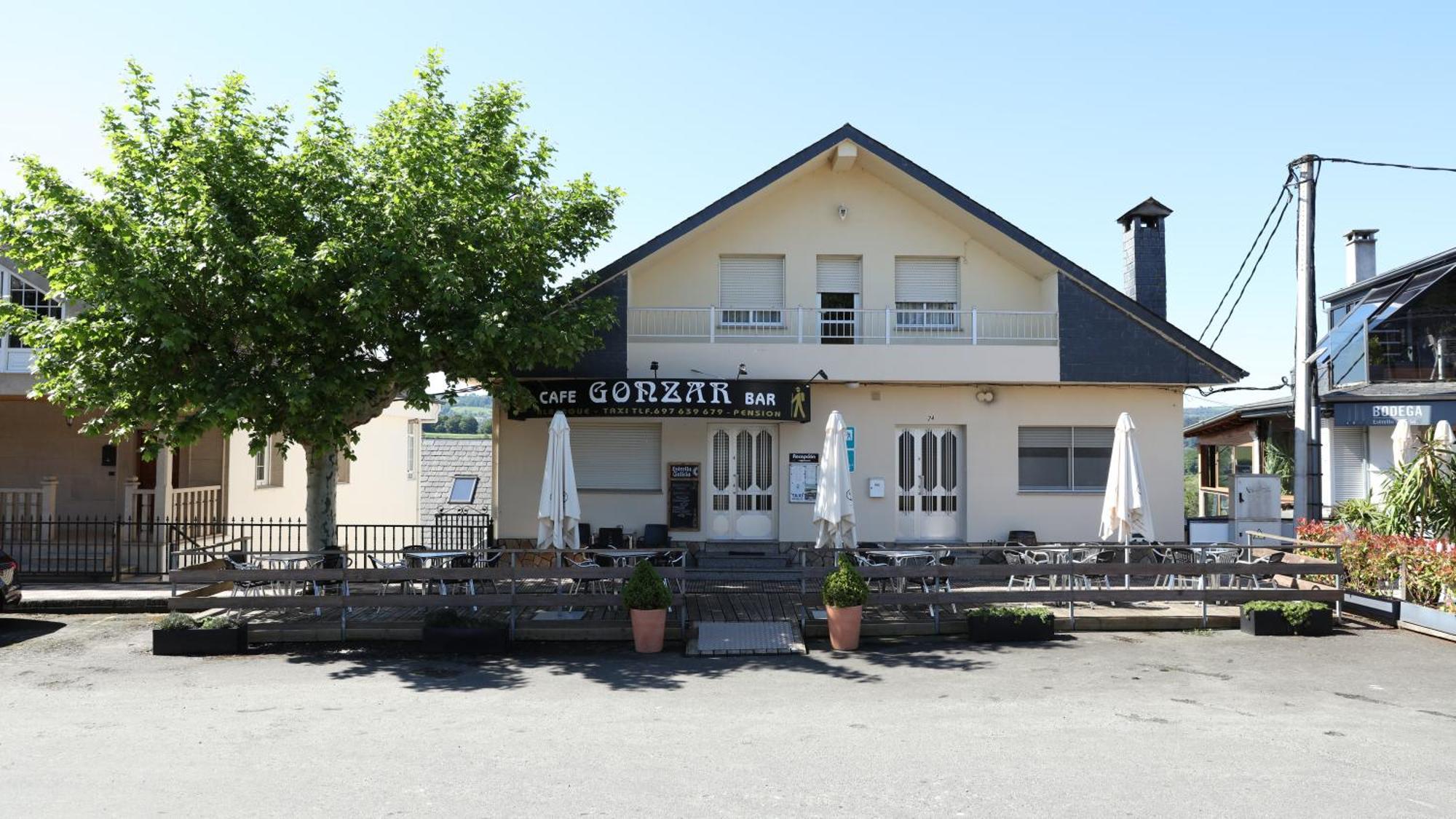 Pension Albergue Gonzar Portomarin Exterior photo